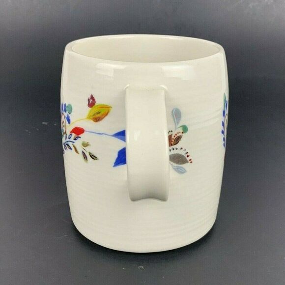 Anthropologie Petal Palette Starla Halfmann Letter J Coffee Mug 14 fl oz Ceramic - Picture 2 of 6
